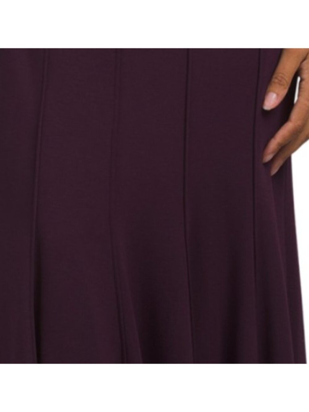 TAYLOR Stretch Fit And Flare Dress With Floral Detail - Picture 4 of 4